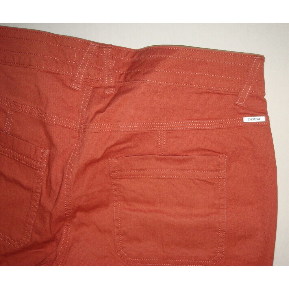Womens 8 New NWT Orange Hike Shorts Pocket Long UPF 40 Trail Elle Prana Knicker - Picture 7 of 7